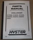 HYSTER H170HD H190HD H210HD H230HD H250HD H280HD FORKLIFT PARTS MANUAL BOOK F007