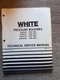 White Pressure Washers Wm518 Wm622 Wm725 Wm1040 technical Service manual