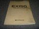 Hitachi EX150 Hydraulic Excavator Owner Operator Manual User Guide SN 1277- xz
