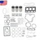 For Kubota L2050DT L2350 L235DT L235 Tractors D1102 Engine Overhaul Rebuild Kit
