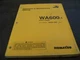 Komatsu WA600-1 Wheel Loader Owner Operator Maintenance Manual User Guide 10881-