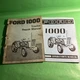 Heavy Equipment: FORD 1000 Tractor Repair & Operator&rsquo;s Manual / CAM