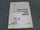 Genie Z60/34 Articulating Boom Aerial Lift Parts Catalog Manual