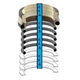 2438U1098R100 Dipper Stick Arm Cylinder Seal Kit Fits Kobelco K904III SK100