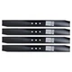 4 Proven Part Mulching Blades Fit Toro 131-4547-03, 104-8697-03, 108-9764