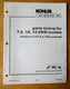 Kohler Generator Parts List Manual 7.5, 10, 12.5KW Models Perkins 4.107 & 4.108