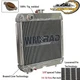 Radiator Fit Kubota ZD25 ZD28 B26 B2710HSD B2630HSD B3200HSD B7800HSD Aluminum