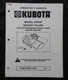 KUBOTA G3200 G4200 G4200H G5200H TRACTOR G4000 ROTARY TILLER OPER PARTS MANUAL