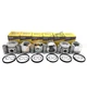 6BG1 6BG1T Engine Piston & ring kit STD for Isuzu FOR Hitachi FOR JCB Excavator