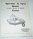 Arts Way  AL84 RL84 ML84 Mower Cutter Operators & Parts Manual/Catalog