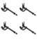 Fuel Injector Pack of 4 ZB5437617 fits Case 430 530 660 5840 1700 207D G188D