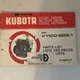 Kubota V1100-BBS-1 Diesel Engine Parts List Manual