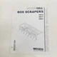 Woods Gill Box Scrapers XB72, XB77, XB84 Operator's Manual, MAN0184