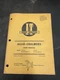 Allis Chalmers I &T D-10 D-10 Series III D-12 D-12 Series III Shop Manual  AC-20