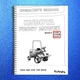 KUBOTA F2100 F2100E F2400 Front Mower Operators Manual - WIRE BOUND - COVERS