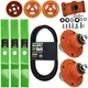 8TEN Blade Spindle Belt Kit for Kubota B2410 B7400 B7300 RCK60-24B 60-Inch