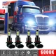For International Truck Pro Star Prostar 2008-2016 4pc LED Headlight Bulbs Combo