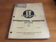 I&T Shop Service Manual IH-18 International Harvester B-275 