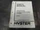 Hyster SpaceSaver S25XM S30XM S35XM S40XMS Forklift Parts Manual   897651  C10