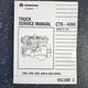 International Truck Service Manual CTS-4260 Engine (DT-360) OEM Manual Vol 3
