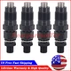 For Perkins 404-22T 104-22 403D-15 404C-22 404D-22T 4Pcs Fuel Injectors 252-1446