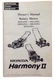 HONDA HARMONY II PUSH MOWER OWNER'S MANUAL, HRS216PDA HRS216SDA HRR216PDA +++