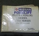 Nissan CF02 Series Forklift Lift Truck Final Parts List Catalog Manual Book xz