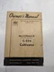 INTERNATIONAL IH MCCORMICK OWNER MANUAL PARTS LIST C-254 CULTIVATOR INSTRUCTION