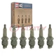 6 pc Champion Copper Plus Spark Plugs for 1950-1952 International LM120 3.6L xa