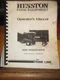 1987 Hesston 8200 REVISION B Windrower Tractor Operators Manual
