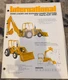 International Harvester 2500B Tractor & Backhoe Loader 14ft Brochure AMIL25 ver2