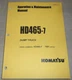 KOMATSU GALEO HD465-7 DUMP TRUCK OPERATION & MAINTENANCE BOOK MANUAL S/N 7001-UP