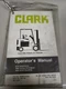 Clark ECX 20/25/30/32 TMX 12/15s/15/17/20/25 GEX 20/25/30s/30/32 Operator Manual