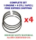 4cyl Piston Rings Set 115MM Standard for DEUTZ KHD 08-167700-00 F 4L514 F MP5687