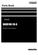 Komatsu SA6D140-2A-G Engine Parts Catalog Manual SN 22537-UP (Front Engine)