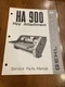 Unsealed Gehl HA 900 Hay Attachment Parts Manual Form No. 901518  @B4