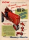 1956 Massey - Harris MH 50  Tractor ad Racine WI - Scarce