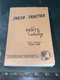 CATERPILLAR DW20 TRACTOR PARTS BOOK 30165 1953