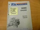 Fiat-Allis FD255 Crawler Dozer 8465 ENGINE Shop Service Repair Manual 604.06.543