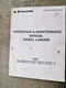 Kawasaki  70ZIV Wheel Loader, Operation & Maintenance Manual,  with Cummins...