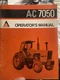 Allis-Chalmers 7050 Tractor Operator's Manual 268339