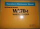 KOMATSU WA70-1 WHEEL LOADER OPERATION & MAINTENANCE BOOK MANUAL S/N 12001-UP