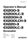 HITACHI EX200-3&nbsp;EX200LC-3&nbsp;EX200H-3&nbsp;EXCAVATOR OPERATORS MANUAL