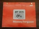 Original Massey Ferguson MF 3070 Tractor Parts Manual Book 1637172M2