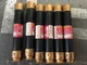 Bussmann FRS-R-6-1/4 Fusetron (Lot Of 6)Dual Element Fuse 6.25A (LXE02J)