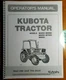 Kubota M4950 M5950 M6950 M7950 M8950 (DT) Tractor Owner's Operator's Manual