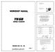 Takeuchi TB68 Compact Excavator Workshop Manual PDF