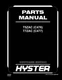 Hyster T5ZAC (C476) T7ZAC (C477) Forklift Parts Manual Catalog Diagram Book