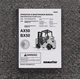 Komatsu FG32HTUS-16 BX50 Forklift Lift Truck Owner Operator User Guide Manual