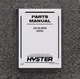 Hyster J30XN J35XN J40XN Forklift Lift Truck Parts Catalog Manual Book A935